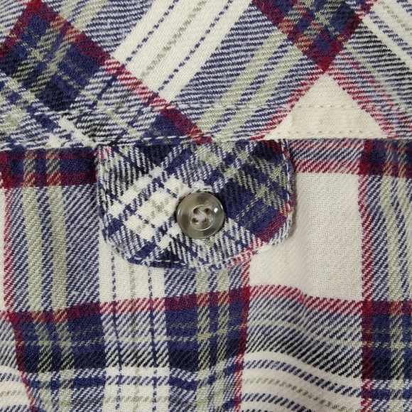 Vans Plaid Flannel Button Up Size Small - Picture 6 of 7